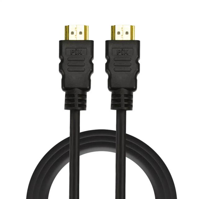 Cabo HDMI 2.0 4K 3D Ultra HD 19 Pinos 50cm para CFTV e Rack com HDR Pix