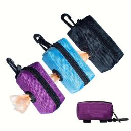 Titular portátil do saco do cocô do cão ao ar livre, Pet sacos de lixo, cão suprimentos, banheiro, produtos, 2024 - Image 2