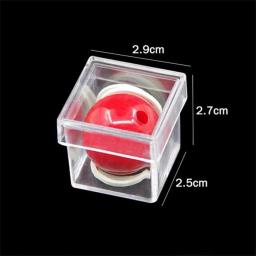 Bola clara engraçada através da caixa, Truques Mágicos Adereços, Ilusão Mágica, Jogo do Mágico, Fase de Mágicos Profissionais, Brinquedos Mágicos Close-up - Image 6