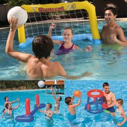 Jogo de praia inflável para crianças e adultos, piscina, voleibol, basquete, handebol, equipamentos de esportes aquáticos - Image 5