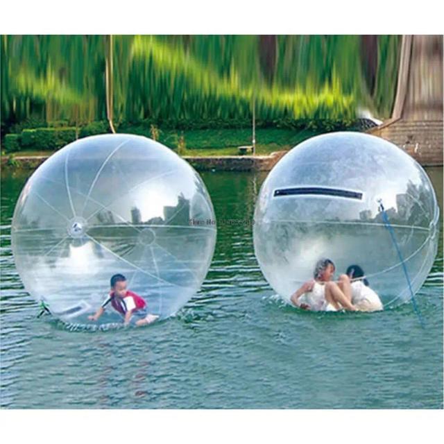 Bola de Dança Inflável de PVC com Zíper para Brincadeiras na Água - Brinquedo Resistente ao Desgaste para Piscinas de 1,3 a 3m