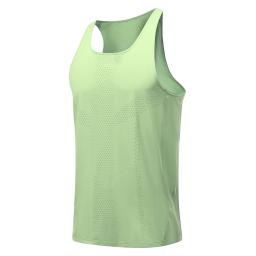 Homens e Mulheres de Atletismo Regata, Colete Running, Speed Sports, Ginásio Camisas de Fitness, Roupas sem mangas, Atleta, Track Field Singlet - Image 1