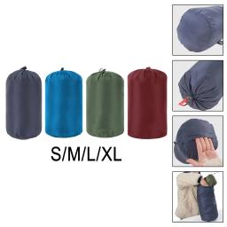 Nylon compressão saco de dormir leve saco de dormir, ótimo para mochila, caminhadas e camping - Image 4