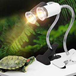Ajustável Gooseneck Aquário Tanque Lâmpadas De Aquecimento, Lâmpada De Halogênio Incluída, Lâmpada De Calor De Réptil, Tartaruga Lizard Snake Terrarium, 50W - Image 1