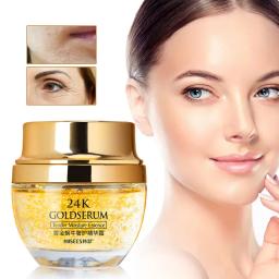 24K Gold Snail Collagen Face Cream, Anti-envelhecimento, Branqueamento de Rugas, Creme Dia Hidratante, Cuidados com a Pele, Clareamento, 50ml - Image 1