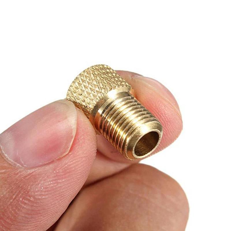 1/10 pçs adaptador de válvula de bicicleta tampa presta para schrader adaptador válvula francesa bocal inflator mamilo mtb acessórios da bicicleta - Image 1