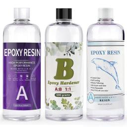AB Resina Cola Epóxi, Alta Endurecedor Adesivo, Gel de Cristal para DIY, Fazer Jóias, Acessório Goma, Intarsia, Seladores Adesivos, 1:1 - Image 1