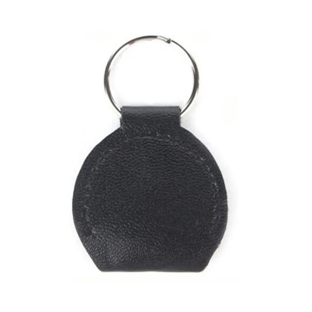 Suporte de Palheta Preto para Guitarra Elétrica - Bolsa de Couro e Metal com Acessórios Inclusos