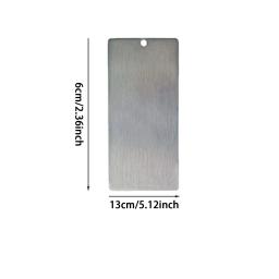 Raspador de cera de esqui, ferramenta de depilação de snowboard de aço inoxidável com entalhe para remover excesso de cera refrigerada, acessórios de snowboard de esqui - Image 6