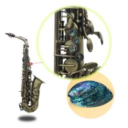 Saxofone Alto LADE-Eb com Bronze Corpo Esculpido Abalone Shell, Teclado com Saco, Reed Pano de Limpeza, Sax Parts and Accessories, WSS956 - Image 4