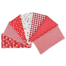 Pano impresso Quilting Tecidos para Costura Artesanal e Bordados, Acessórios Artesanais, Algodão Patchwork, DIY, 50x50cm, 7Pcs - Image 4