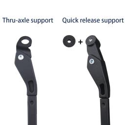 Bolany-Ajustável MTB Bicicleta Kickstand, Suporte Da Bicicleta, Estacionamento Rack, Suporte De Suporte, Ciclismo Peças, Através-eixo, Quick Release Quadros - Image 2