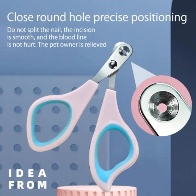 Cortador de Unhas em Aço Inoxidável para Gatos e Cães - Tesoura de Grooming Profissional para Cuidados com as Patas