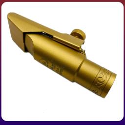 Profissional saxofone metal bocal, sax boca pedaços, chapeamento de ouro, tenor, soprano, Alto, acessórios, tamanho 5, 6, 7 - Image 4