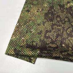 Tecido de malha de camuflagem Greenzone, DIY Ghillie Suit, capa de capacetes, máscara de sombrinha, lenço 230GSM, 130GSM, pano de poliéster - Image 1