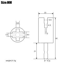 Guitarra elétrica Cordas Winder Cabeça, DIY Instrumentos Musicais Manutenção Acessórios, peças Hexagonais Broca - Image 6