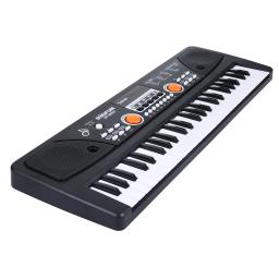 BIGFGFUN-USB Piano elétrico e microfone, teclado musical digital, 16 tons, 8 ritmos, 6 músicas demo, presentes, 49 teclas - Image 2