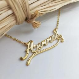 Colares personalizados com nome para mulheres e meninas, jóias personalizadas, nota musical, coração, beleza - Image 2