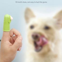 Escova dentes para cães, escova dentes para animais estimação com cerdas macias para dentes, suprimentos para animais - Image 4