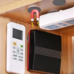 Folha magnética redonda autoadesiva ímãs pretos disco de borracha flexível pequenos ímãs pegajosos adesivos diy artesanato decoração de geladeira - Image 3