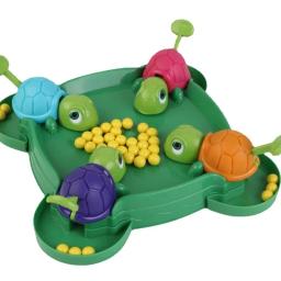 Jogo de tabuleiro interativo pai-filho, Turtles Eat Beans Puzzle, Multiplayer, Jogos de festa competitivos, Brinquedo para crianças, Presente - Image 1