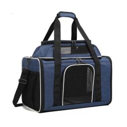 Saco de transporte para animais de estimação, dobrável, portátil, malha, viagem, pequeno, médio, gatos, filhotes, gato - Image 1