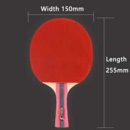 Conjunto De Raquete De Treinamento De Tênis De Mesa, Punho Longo 2Pcs, 3 Bolas De Ping Pong - Image 4