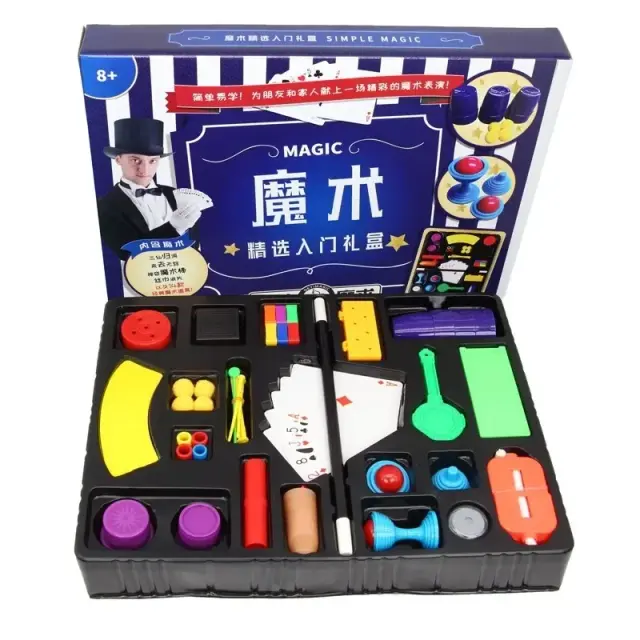Kit de Mágica para Crianças: Acessórios para Iniciantes, Performances e Aniversários
