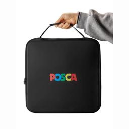 Caso Organizador Posca Marcador ou Saco De Armazenamento, Conjunto De Marcadores De Caneta, Bolsa Dobrável Para Pincéis De Pintura, Lápis De Cor, Mark-Pen, 72 Buracos - Image 6