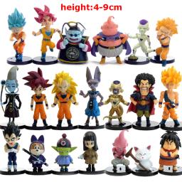 Dragon ball super filho goku vegeta broly buu figura de ação dragon ball figura conjunto anime estatuetas ultra instinto modelo presentes brinquedos - Image 6