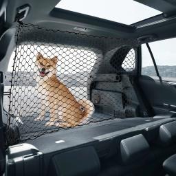 Redes de Barreira de Segurança Dobrável com Ganchos, Barreira Do Cão Do Carro, Isolamento Do Animal De Estimação, Barreira Do Veículo, Prático, Universal - Image 2