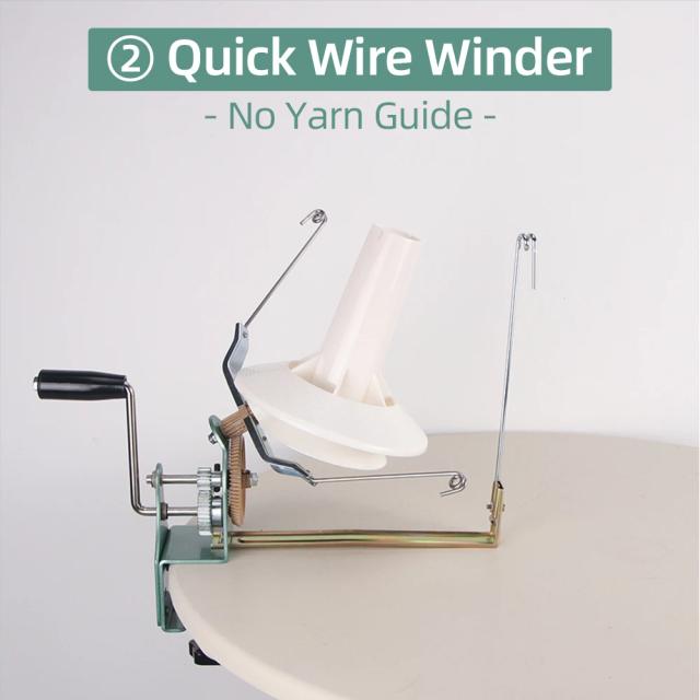 Máquina de Enrolar Fios Jumbo QJH - Ferramenta Manual para DIY em Lã, Corda e Fibra