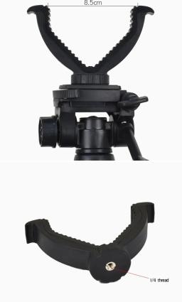 Tripé de alumínio para caça, Tiro ao ar livre Stick Rack, Universal Camera Acessórios, V-Yoke Tiro Rack, 1.8m - Image 3
