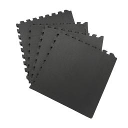 KIT 10 Tapete Tatame Eva Bebe Infantil academia luta 50x50 10mm  Preto - Image 2