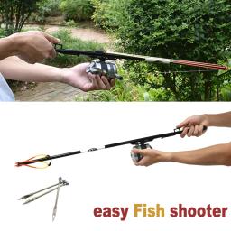 Ao ar livre Tiro Com Arco Vara De Pesca, Dispositivo De Pesca, Dardo De Peixe Simples, Equipamento De Gatilho, Longo Rod com Roda, Rápido - Image 1