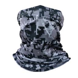 Proteção uv gelo seda rosto capa pescoço tubo esportes ao ar livre bandana cachecol respirável caminhadas cachecol pescoço gaiter bandana - Image 1