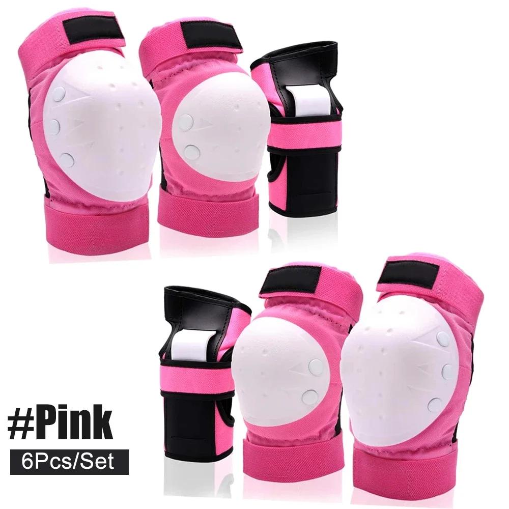 GOMOREON-Joelheiras para Crianças e Adultos, Cotoveleiras, Equipamento de Proteção, Skate, Roller, Patinação, Ciclismo, BMX, Bicicleta, 6 peças - Image 1