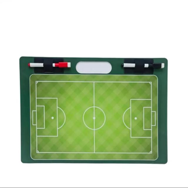 Tabuleiro Tático de Futebol em PVC Resistente e Reutilizável - Leve e Ideal para Treinadores
