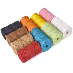 Fio De Palha De Raffia Natural, De Malha À Mão, Grama De Crochê, Corda De Papel Para DIY, Sunhat, Cabo De Saco De Praia, Presente De Cozimento, Corda De Embalagem, 90m - Image 2