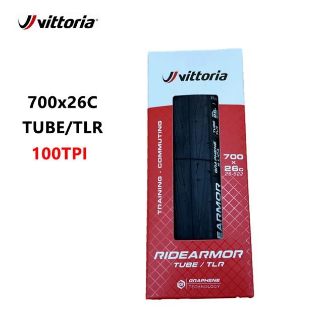 Vittoria RIDEARMOR Pneu de Estrada Anti-Perfuração Tubeless 700x32C