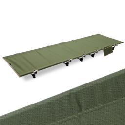 Barraca de acampamento cama portátil escritório única cama acampamento berço 187x60x13.5cm - Image 4