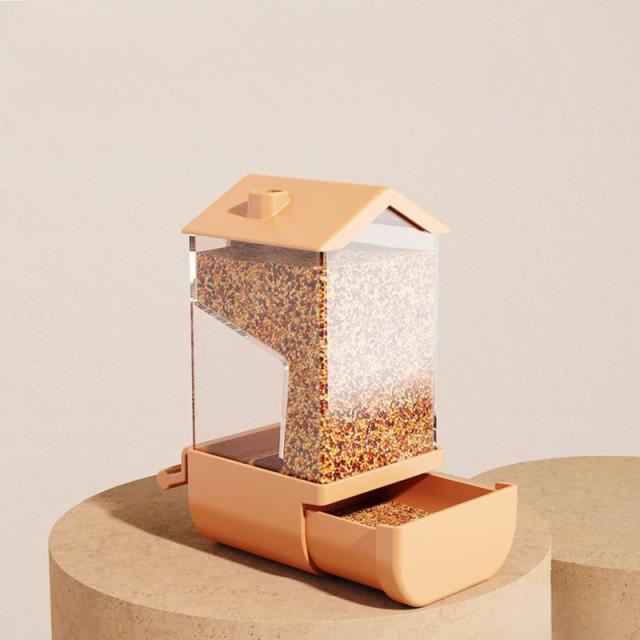 Alimentador e Bebedouro Automático para Pássaros Pequenos e Médios com Design Anti Spill e Gaiola Impermeável