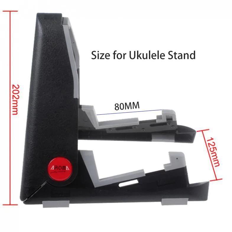 Dobrável pequeno violino guitarra ukulele suporte de retenção com comprimento ajustável um-frame design suporte para mandolin guitarra - Image 1
