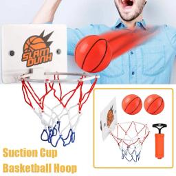 Aro de basquete interno com ventosa para crianças, mini aro com brinquedo de bola 2, mochilas para meninos e meninas, esportes, porta do quarto - Image 4