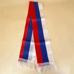 Xvggdg-Bandeira cachecol personalizado, dupla face, cetim impresso, futebol, casamento, esportes, 14x130cm - Image 3