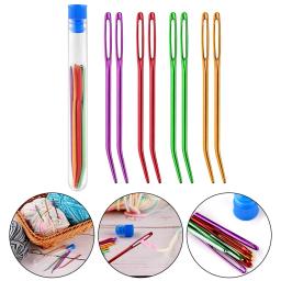 Agulhas de tapeçaria com ponta dobrada, 8 peças, fio de tricô, agulhas de tecelagem, curva de olho grande, agulha dobrada, tricô, crochê, acessórios de costura diy - Image 6
