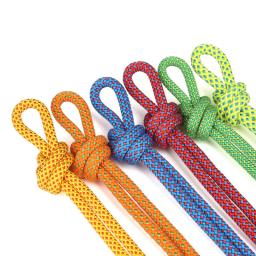 Corda de Downhill antiderrapante para escalada, Cabo de paraquedas portátil, Camping Lanyard, Caminhadas Clothesline, 6mm, Sobrevivência - Image 3