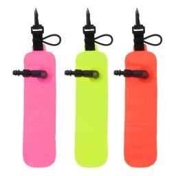 Mergulho Surface Marker Bóia com Clip, Tecido De Nylon, Alta Visível, Inflável Bóia De Mergulho, Atividades Subaquáticas, Acessórios - Image 2