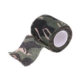 Fita de camuflagem auto-adesiva para caça, bandagem cega, não-tecidos, impermeável, protetora, ao ar livre, envoltórios, 1-5pcs - Image 6