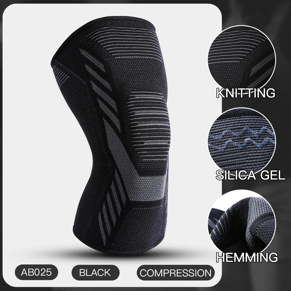 Joelheiras Suporte Para Esportes, menisco Joelheiras Proteção Patela, Brace Basquete, Manga De Segurança Fitness, 1 Pc - Image 1
